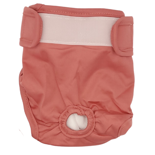 Dusk Pink - Female Reusable Dog Nappy Hello Coucou