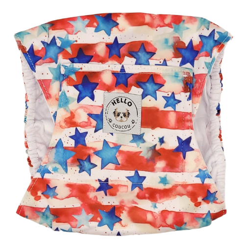 Stars N Stripes - Male Nappy/Belly Band (Copy) Hello Coucou