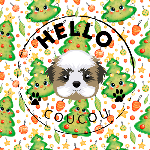 Merry Aussie Christmas - Double Sided Bandana Hello Coucou