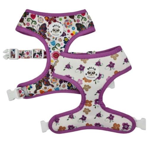 Butterfly Away - Double Sided Reversible Harness Hello Coucou