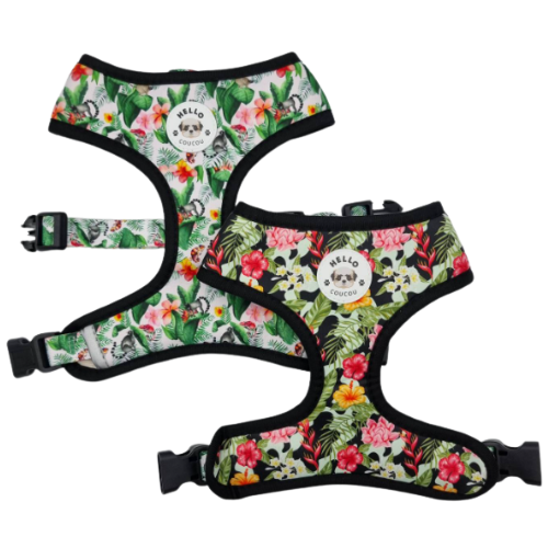 Karma Chameleon - Double Sided Reversible Harness Hello Coucou