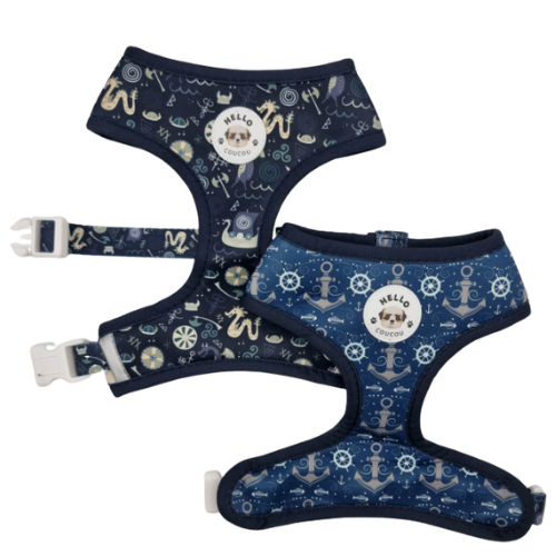 Pawfect Viking - Double Sided Reversible Harness Hello Coucou