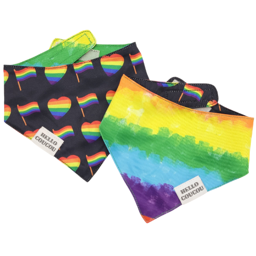 Rainbow Pride - Double Sided Bandana Hello Coucou